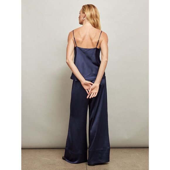 NWT Carbon38 Navy Satin Cami - Picture 2 of 7